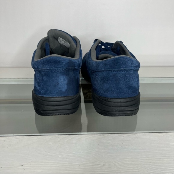 Propet Women's Size 9.5 Washable Walker Sneaker Slip-Resistant Blue Suede Shoe - Picture 5 of 11